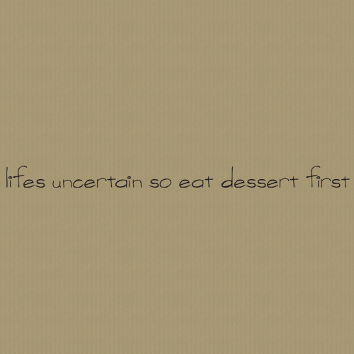 Dessert 251 Wall Lettering