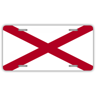 Alabama State Flag License Plate