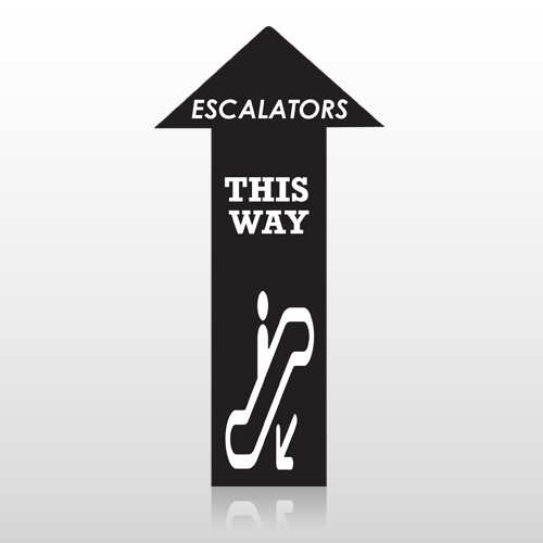 Escalater 14 Floor Decal Arrow Up