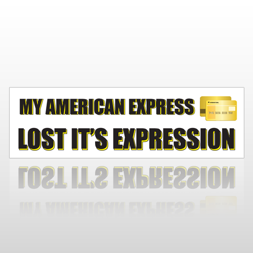 American Express 262 Bumper Sticker