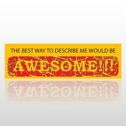 Awesome 78 Bumper Sticker