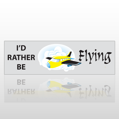 Be Flying 19 Bumper Sticker