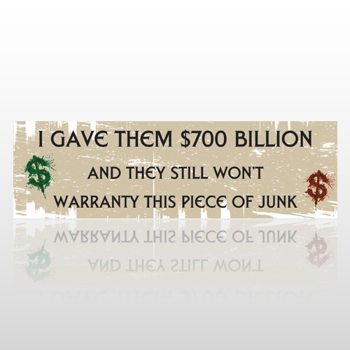 Billion Junk 47 Bumper Sticker
