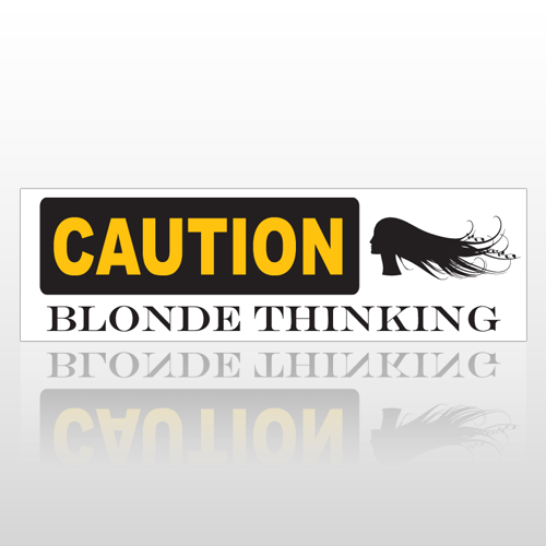 Blonde 174 Bumper Sticker