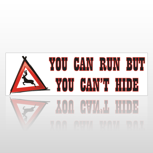 Can't Hide 137 Bumper Sticker