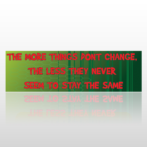 Change 09 Bumper Sticker