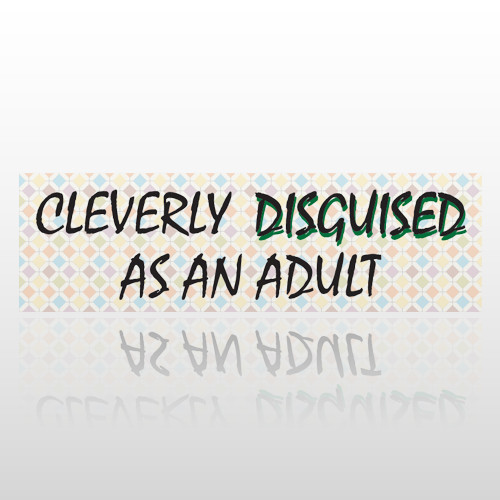 Disguised 154 Bumper Sticker
