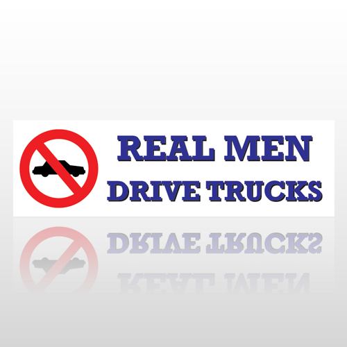 Drive Trucks 36 Bumper Sticker