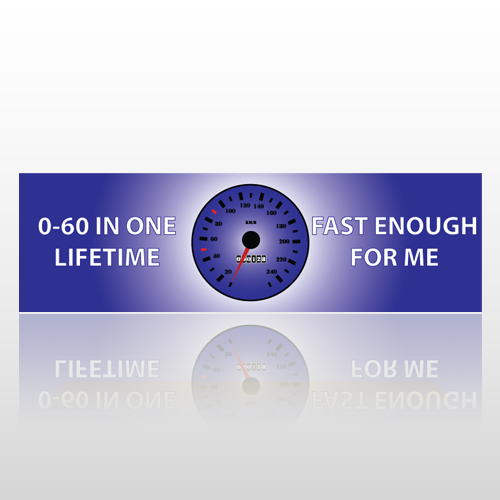 Fast Enough 24 Bumper Sticker
