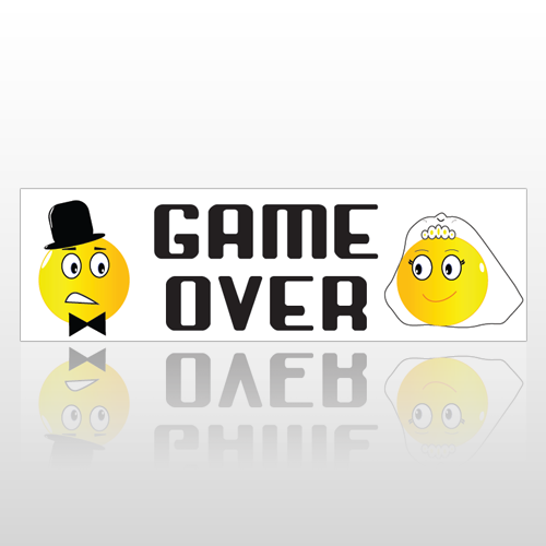 Gameover 221 Bumper Sticker