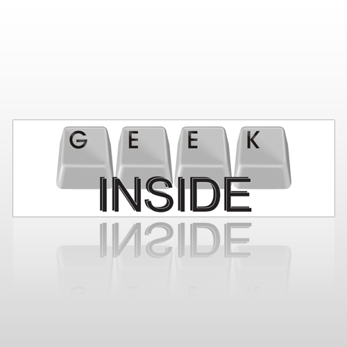 Geek Keys 126 Bumper Sticker
