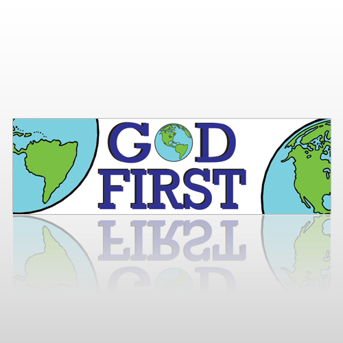 God First 217 Bumper Sticker