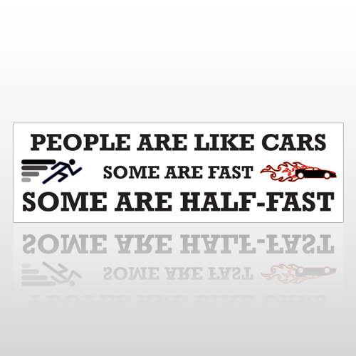 Half Fast 224 Bumper Sticker
