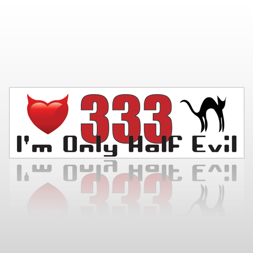 Half Evil 94 Bumper Sticker