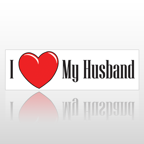 Heart Husband 96 Bumper Sticker