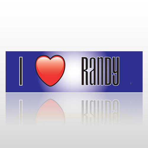 Heart Randy 25 Bumper Sticker