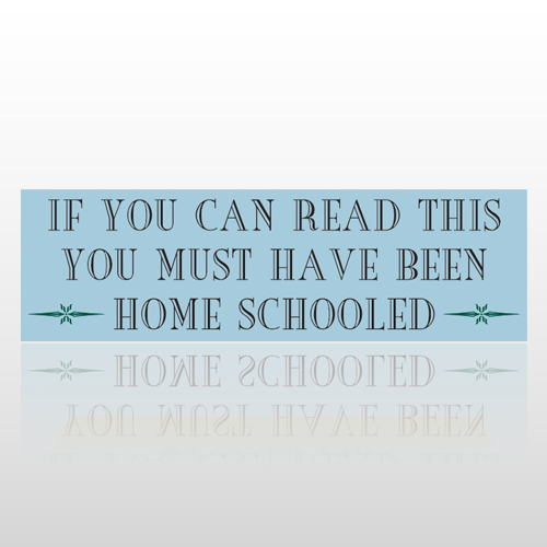 Home School 45 Bumper Sticker