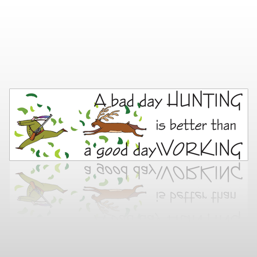 Hunter Hunted 131 Bumper Sticker