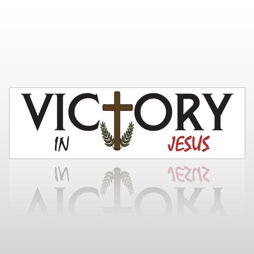 Jesus Victory 218 Bumper Sticker