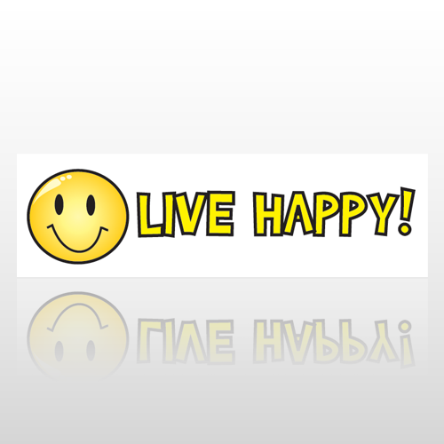 Live Happy 31 Bumper Sticker
