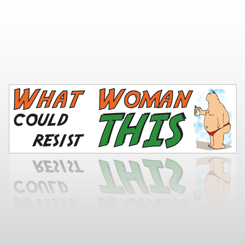 Man In Speedo 148 Bumper Sticker