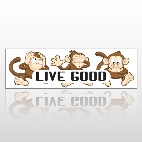 Monkeys 80 Bumper Sticker