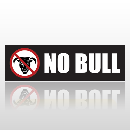 No Bull 34 Bumper Sticker 