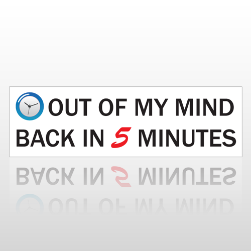 Out Of Mind 260 Bumper Sticker