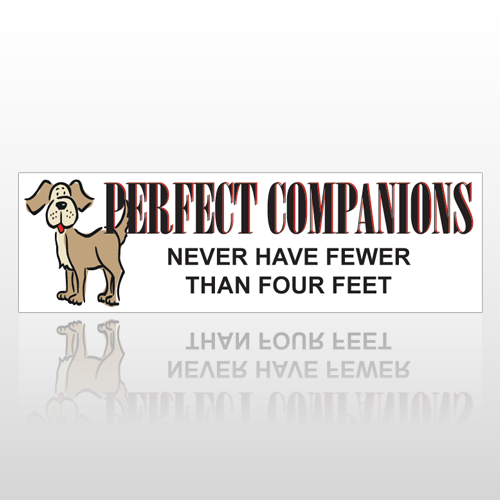 Perfect Dog 195 Bumper Sticker