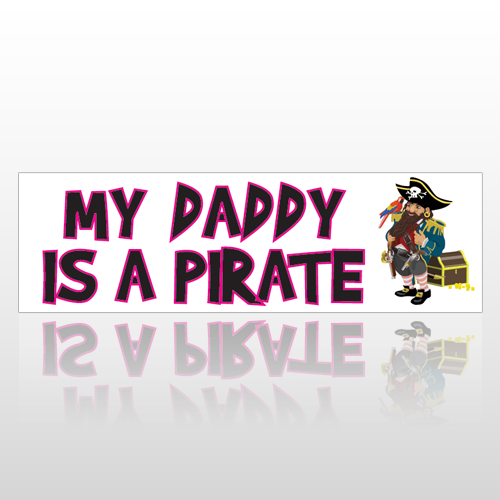 Pirate Dad 258 Bumper Sticker