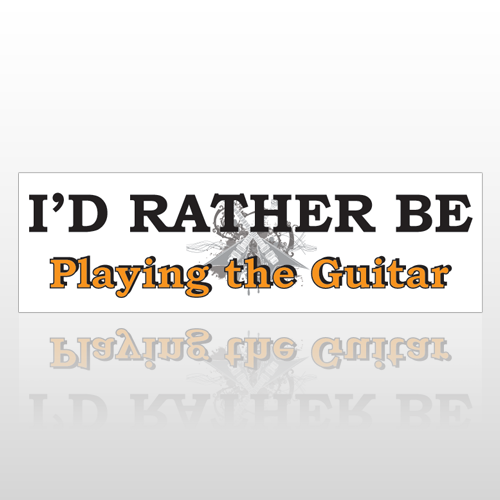 Play Guitar 161 Bumper Sticker