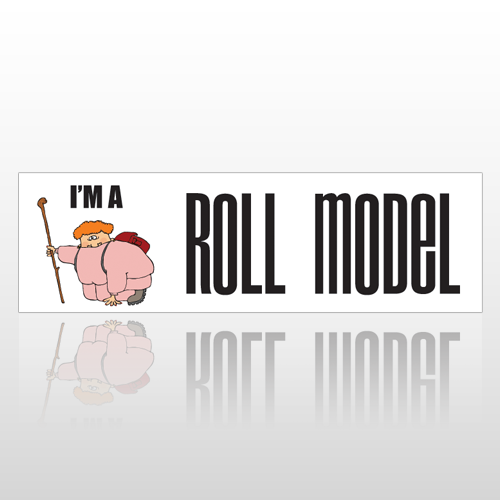 Roll Model 244 Bumper Sticker