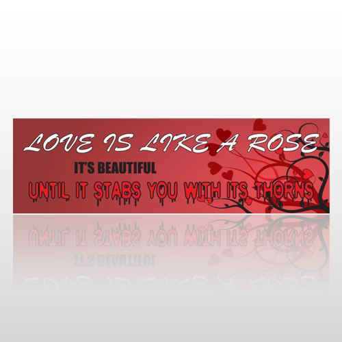 Rose Thorns 223 Bumper Sticker