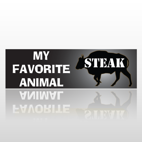 Steak 07 Bumper Sticker