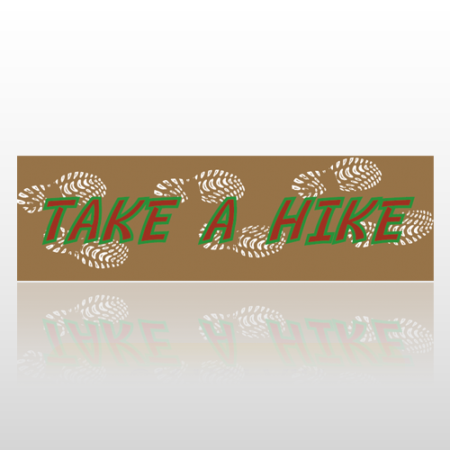 Take A Hike 42 Bumper Sticker