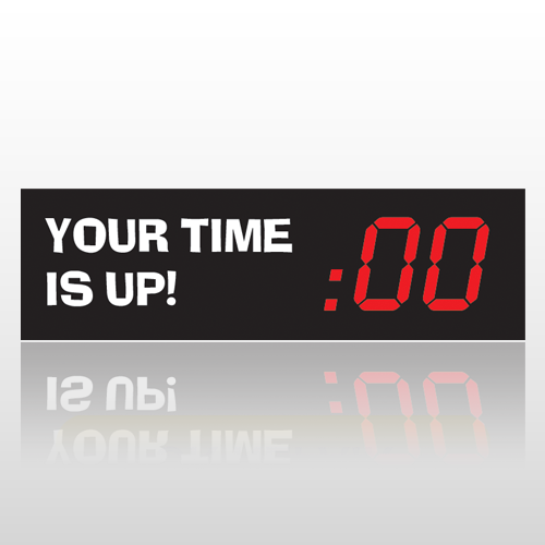 Time Up 59 Bumper Sticker