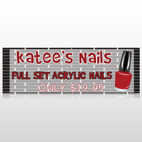 Acrylic Nails 292 Custom Sign