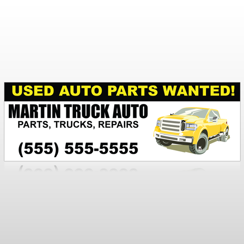 Black Yellow Truck 326 Custom Decal