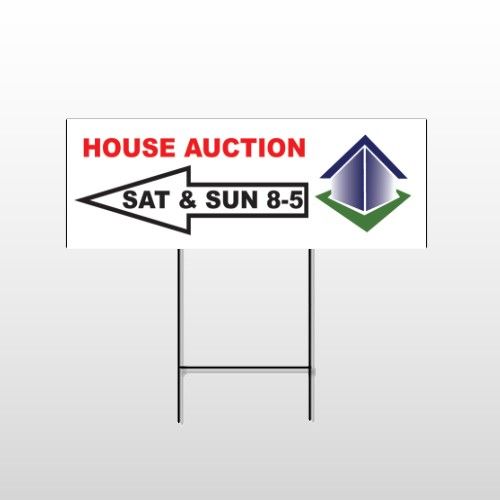 Auction Corner 650 Wire Frame Sign