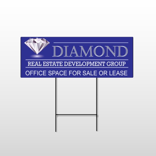 Blue Diamond 656 Wire Frame Sign