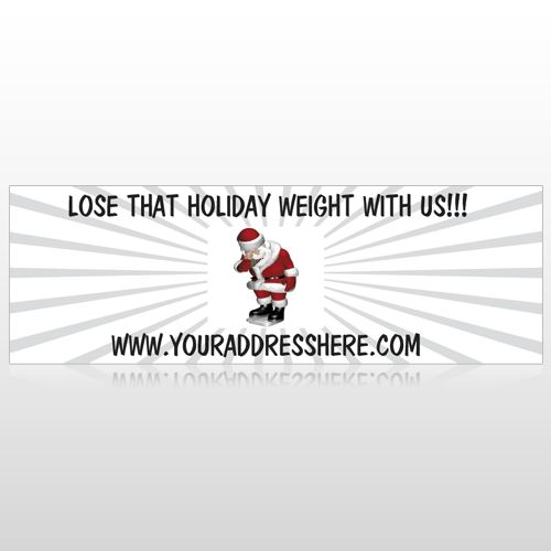 Health Santa 402 Custom Sign