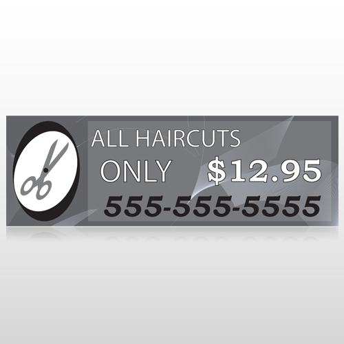 Scissor Cut 286 Custom Sign