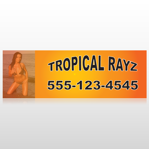 Tropical Rayz Tan 490 Custom Decal