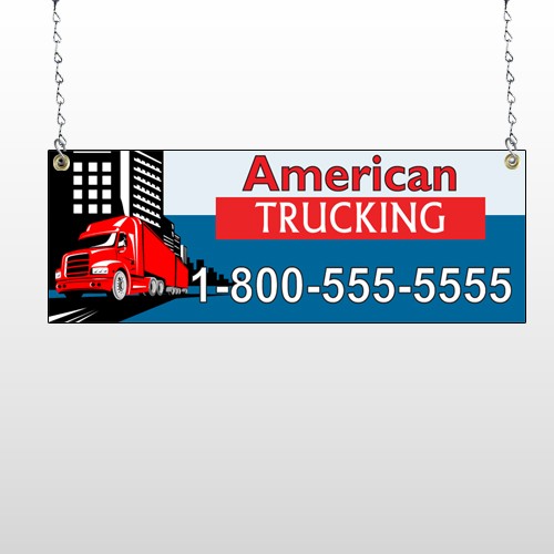 American Truck 295 Window Sign