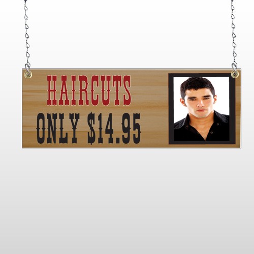 Barbershop Cuts 287 Window Sign