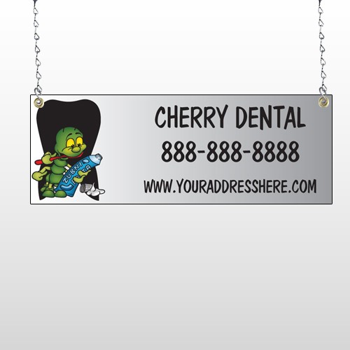 Brushing Germ 502 Window Sign