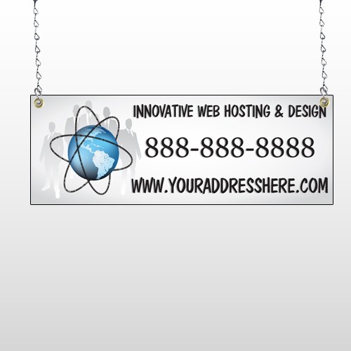 Business Global 438 Window Sign