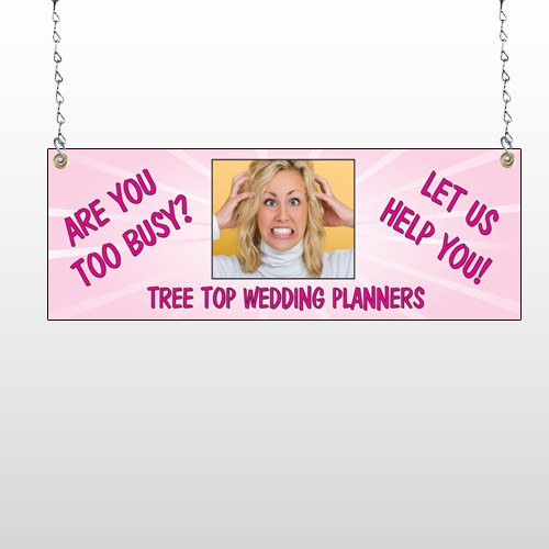 Crazy Wedding 411 Window Sign