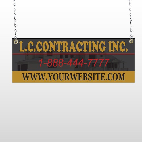 Faded House 500 Window Sign