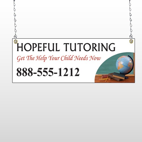 Globe Chalk 158 Window Sign